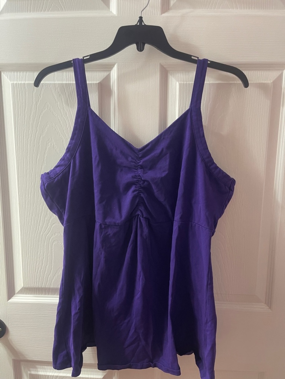 Jessica London Purple V-Neck Sleeveless Camisole